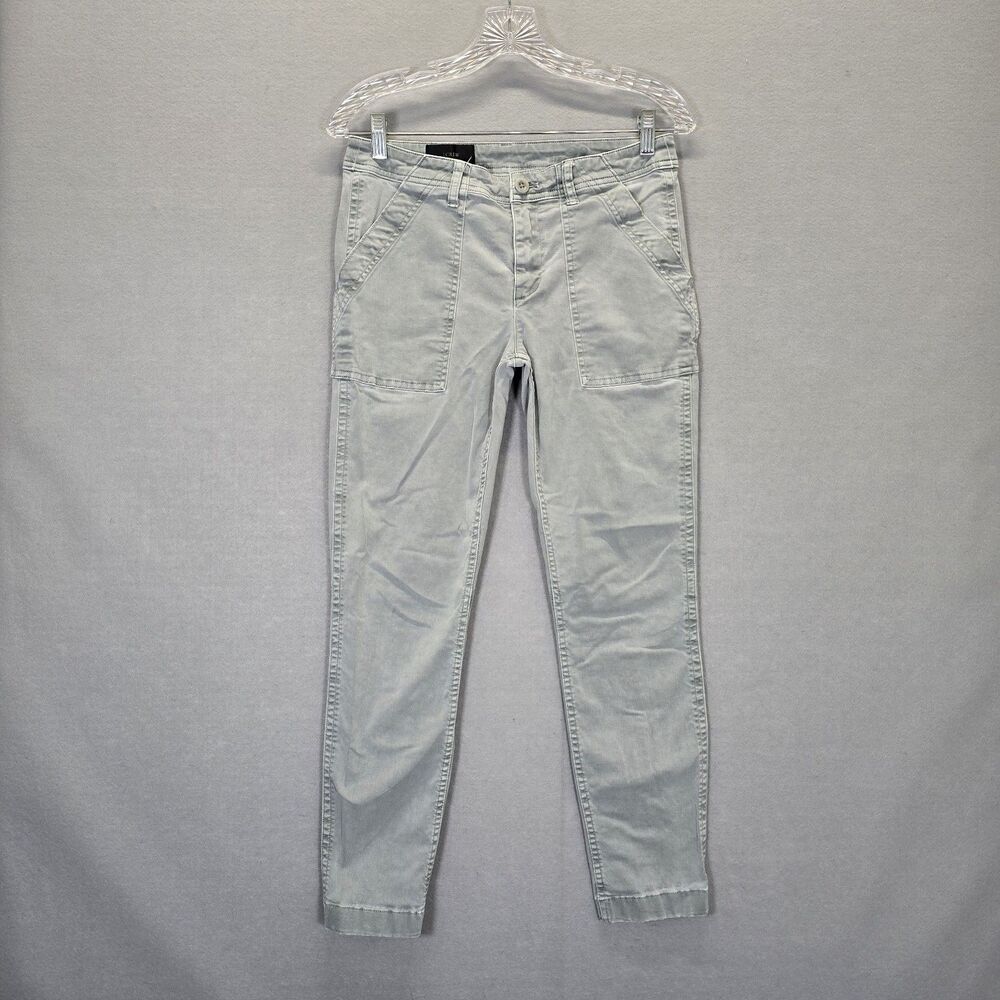 J Crew Pants Womens  Gray Skinny Mid Rise  Size 28 ( 29 X 26.5)